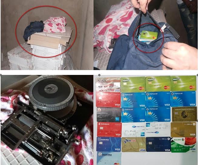 Policía desmantela laboratorio de clonación tarjetas de crédito en Sabana Perdida