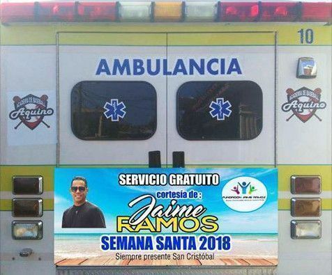 El empresario RAMOS pone a la disposición desde este Jueves Santo ambulacia para asistir cualquier caso de emergencia en San Cristóbal