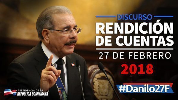 En vivo por 480 medios: Ciudadanos verán a Danilo Medina en rendición cuentas al pueblo dominicano