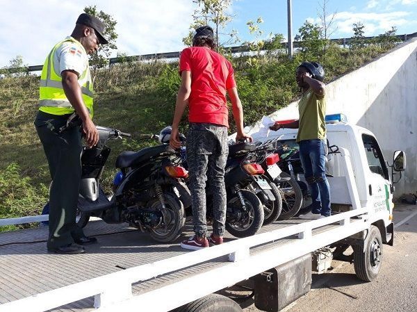 DIGESETT retuvo 3,396 motocicletas durante  asueto de Semana Santa