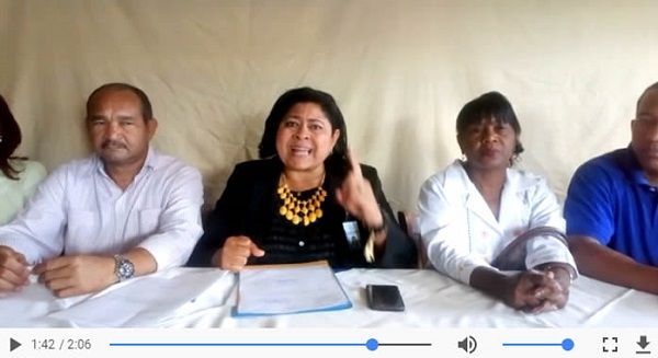 Enfermeras continúan lucha, esta vez van al Ministerio de Salud VIDEO