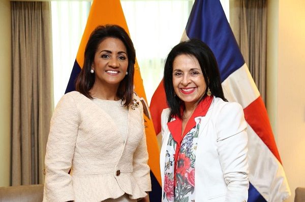 Cándida Montilla se reúne con homóloga ecuatoriana; hablan de inclusión personas con discapacidad