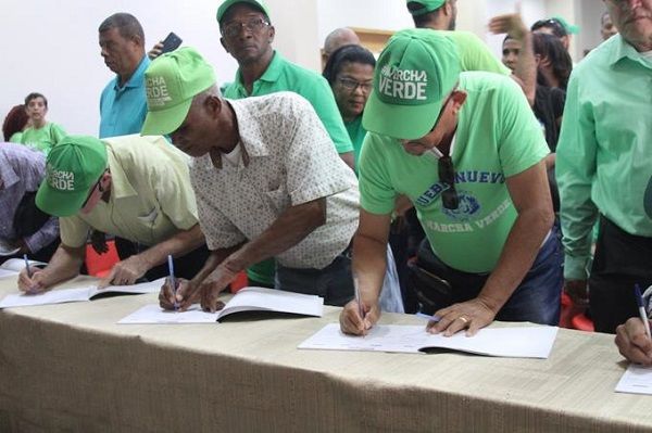 Marcha Verde convoca sectores a firmar Compromiso por el Fin de la Impunidad