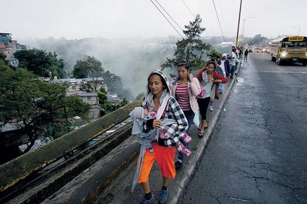 Migrantes ya van rumbo a Estados Unidos