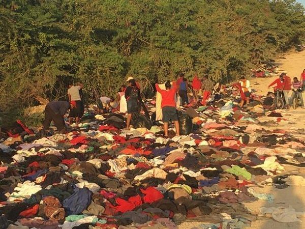 Lanzan 7 fulgunes de ropas en Cambelen San Cristóbal