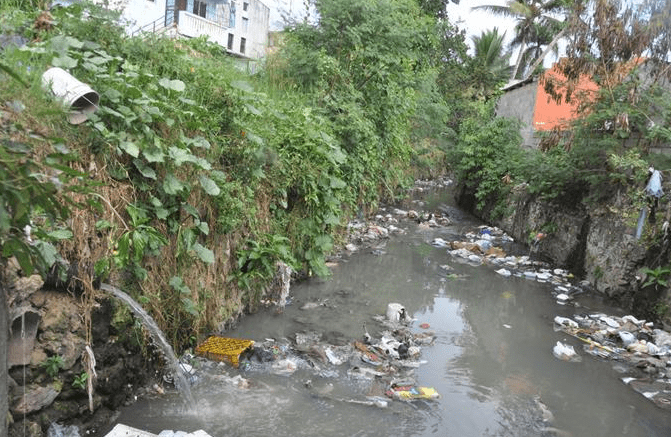 Aguas contaminadas en Gran Santo Domingo