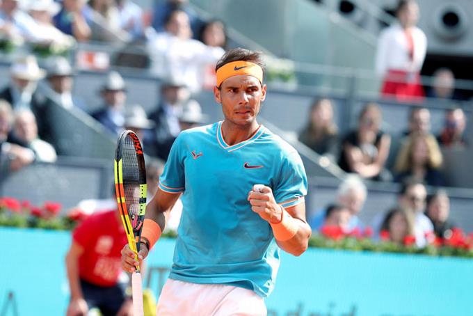 Nadal debuta con triunfo en Madrid