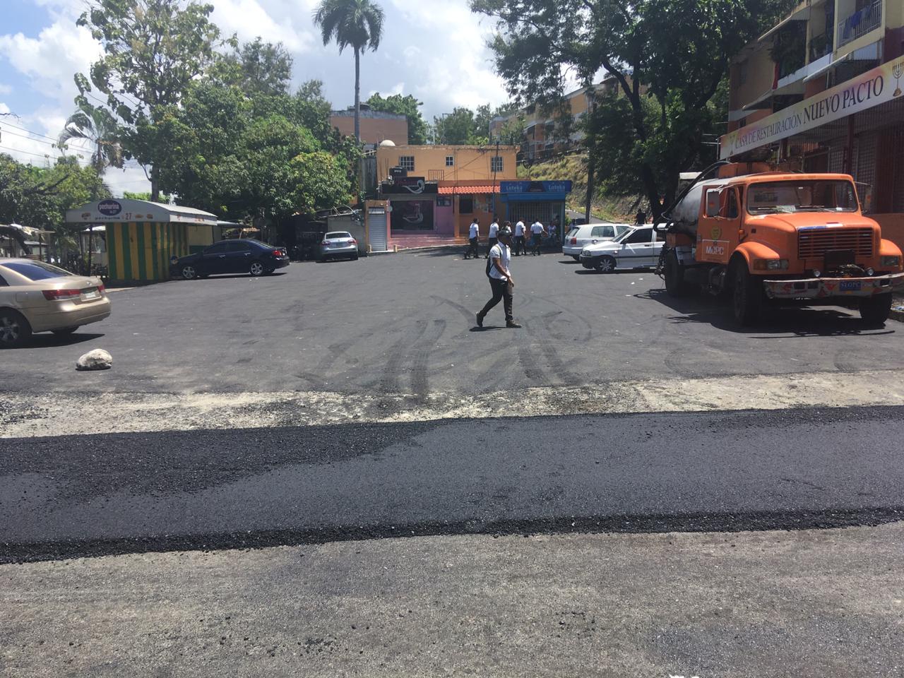 Calles asfaltada Santo Domingo Oeste