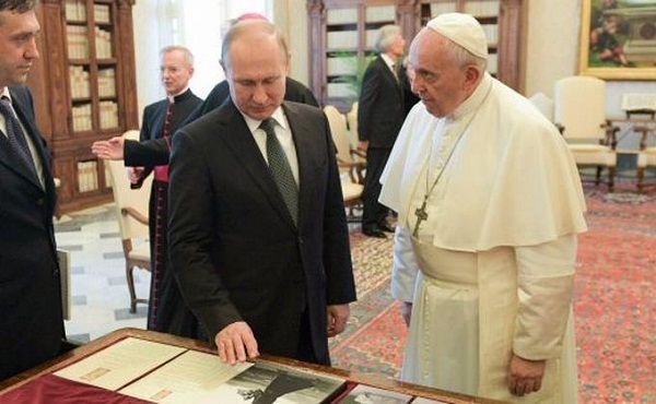 Papa habla con Putin de la crisis en Venezuela, Siria y Ucrania