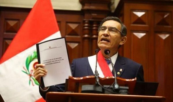 El presidente de Perú, Pidió el adelanto de elecciones