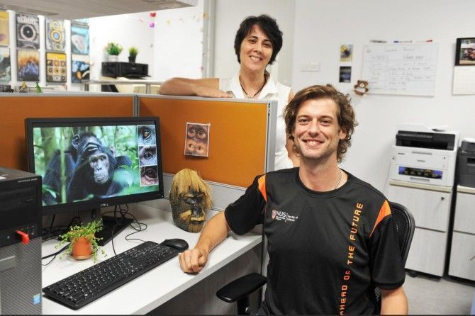 El estudio NUS revela similitudes en los patrones de color de ojos humanos, chimpancés y bonobo