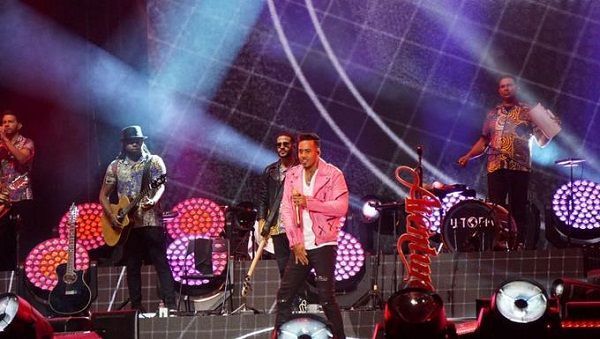 El espectáculo “Utopía the concert”, que presentó Romeo Santos, en el Metlife Stadium