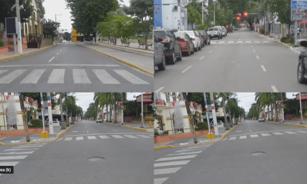 Las calles y avenidas de San Cristóbal lucían desiertas en la tarde de este sábado