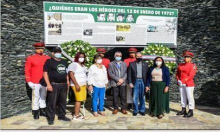 Ayuntamiento SDE y Fundación Amaury Germán Aristy conmemoran 49 aniversario caída Palmeros