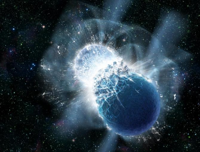 ¿Qué sale de la colisión de dos estrellas de neutrones?