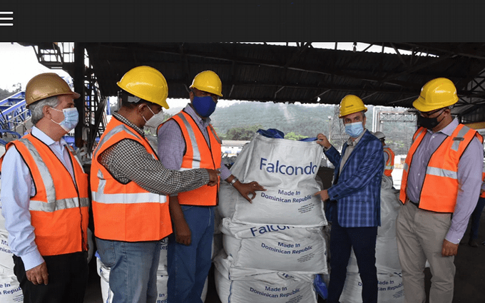 Falcondo recibe la visita del ministro de Energía y Minas