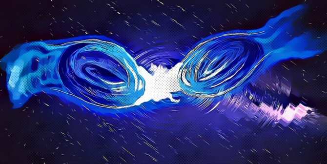 Posible detección de la fusión entre dos estrellas de bosones