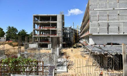 Agilizan trabajos de construcción edificio del Palacio de Justicia SDE