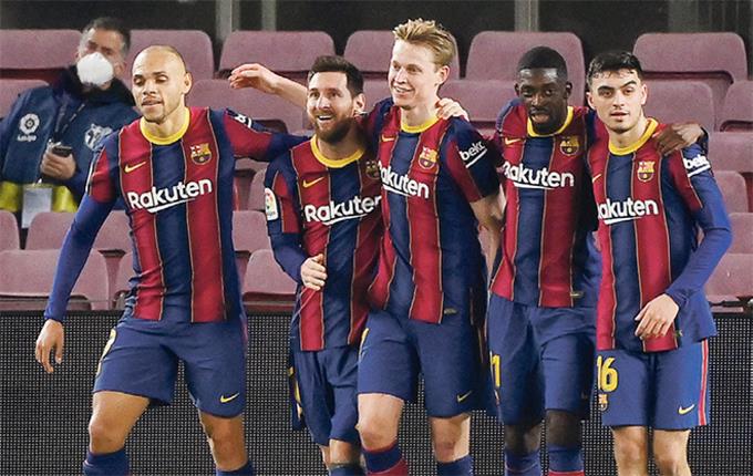 Barcelona y Messi siguen en lucha por liderato de la liga