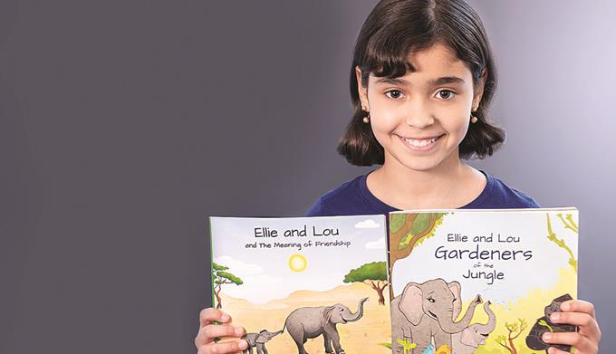 Tiene diez años: Niña dominicana con best seller de Amazon
