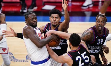 Harris lleva a 76ers a sexta victoria consecutiva, derrota a los Knicks