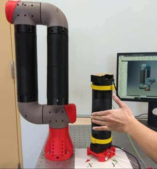 Sentido del tacto para robots mediante piel y ojos artificiales