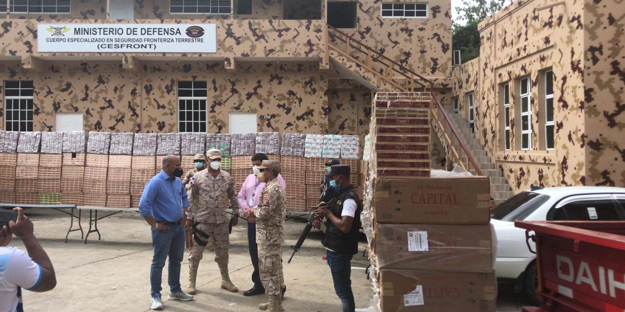 Cesfront entrega a Aduanas más de 3 millones de unidades de cigarrillos incautados