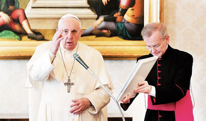 El Papa fustiga el racismo y lo compara con un virus que muta