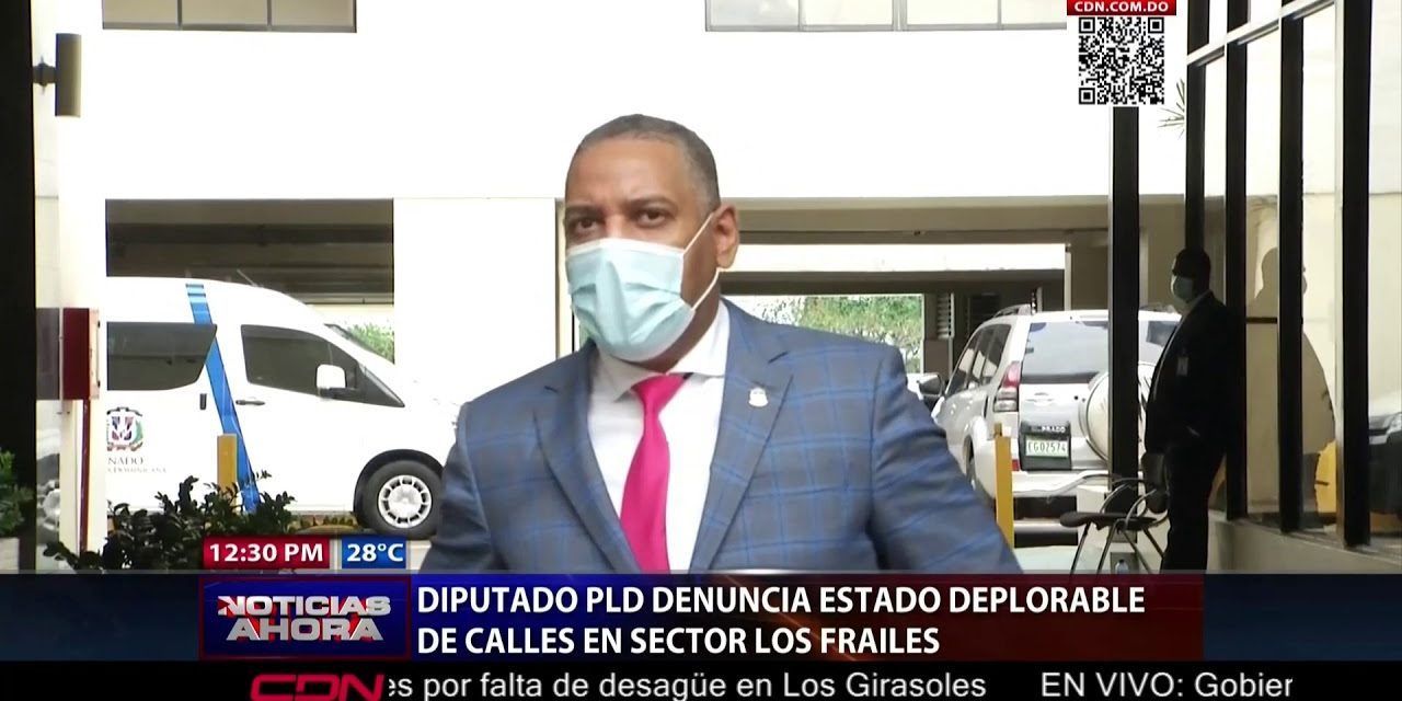 Diputado PLD denuncia estado deplorable de calles en sector Los Frailes