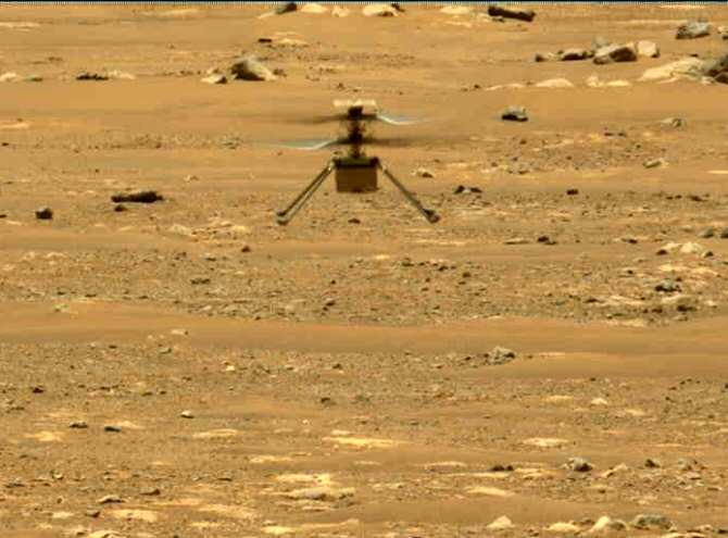 Segundo vuelo del dron Ingenuity en Marte