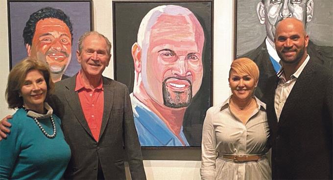 Pujols en libro de George W. Bush