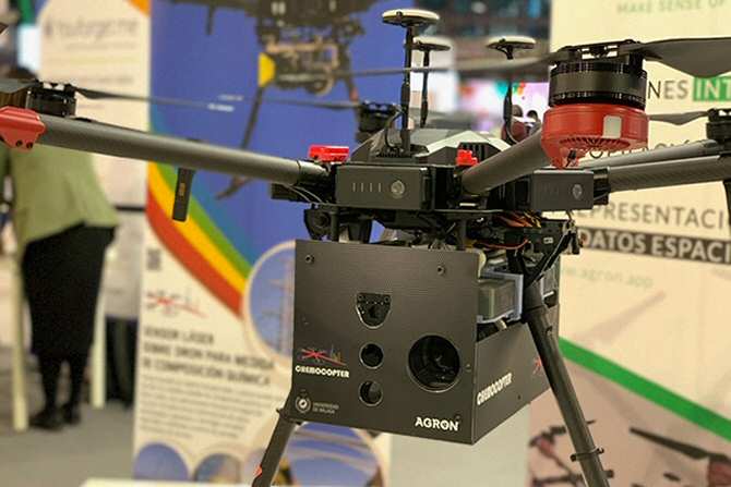 CHEMOCOPTER, nuevo sensor láser sobre dron para mediciones químicas a distancia