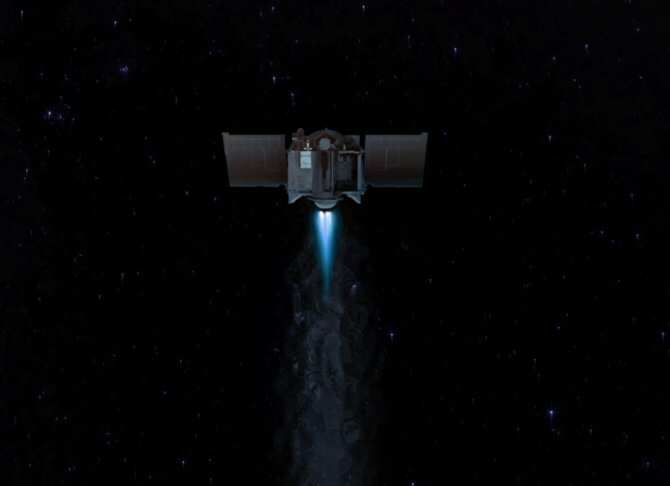 OSIRIS-REx inicia su viaje a la Tierra