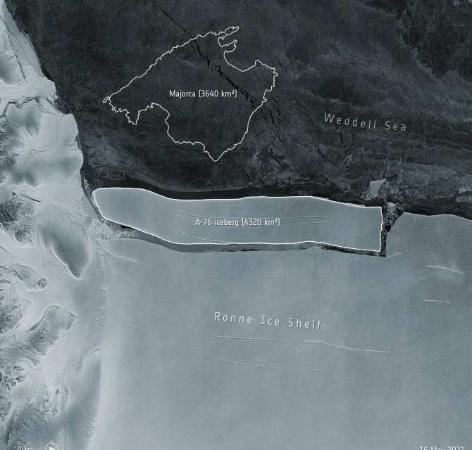 El iceberg más grande del mundo