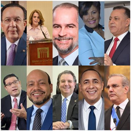 Los 10 cargos públicos que ganan más dinero en República Dominicana