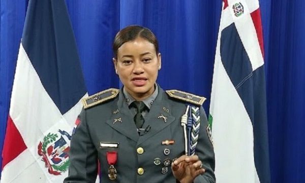 La teniente coronel Ana Jiménez Cruceta, la primera mujer en ser vocera de la Policía Nacional
