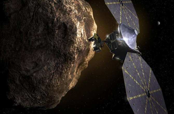 Misión a los intrigantes asteroides troyanos con cápsula del tiempo