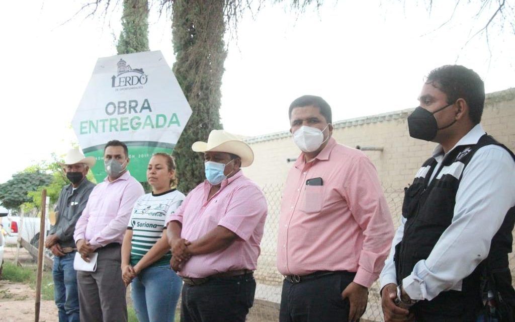 Ayuntamiento de Lerdo entrega ampliación de red hidráulica en comunidad del 21 de Marzo