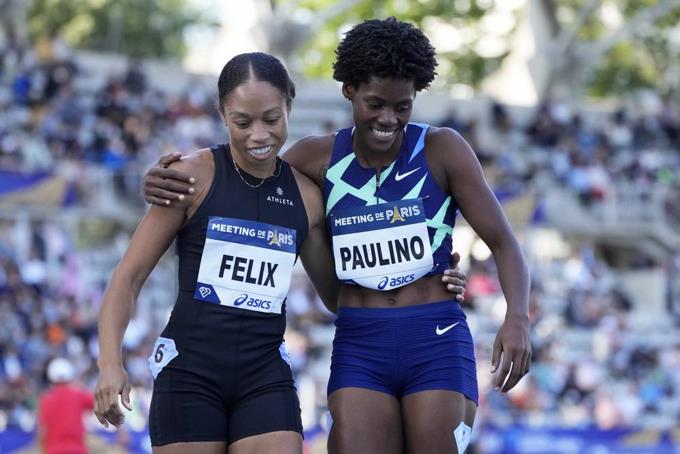 Paulino, ganadora de los 400 metros en París