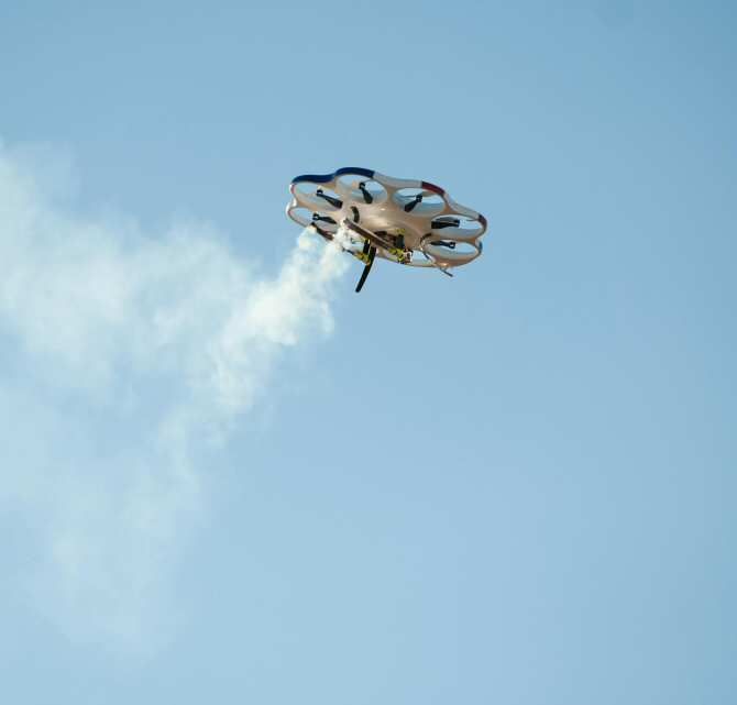 El dron que hace llover