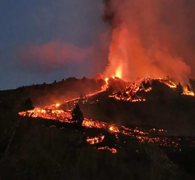 Vigilancia científica de la dañina erupción volcánica en la isla de La Palma