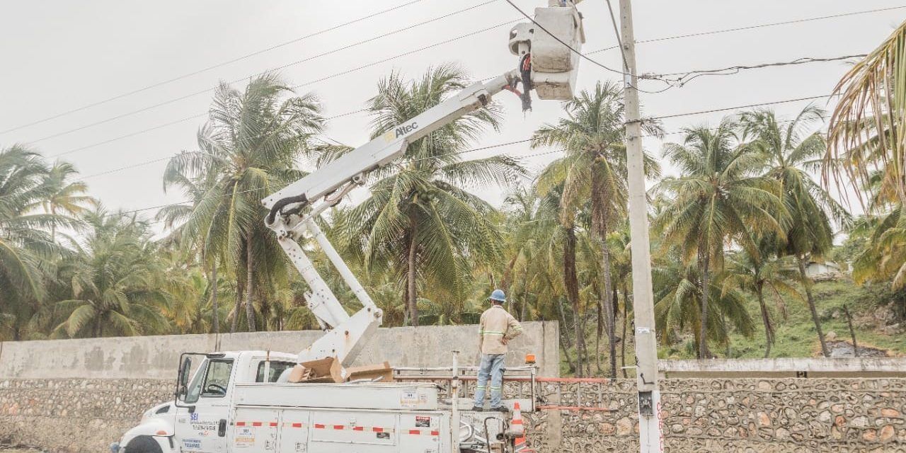 Edesur ilumina parte del municipio de Nigua, en San Cristóbal