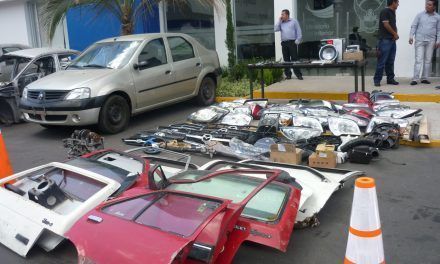 Policía recupera piezas de vehículos robadas en La Vega