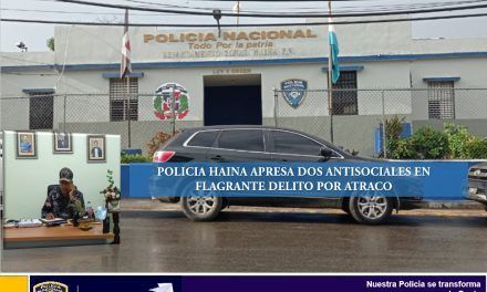 Policía Haina frusta atraco