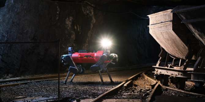 Una pugna entre robots bajo tierra termina con un ganador