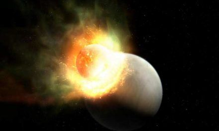 El planeta que perdió su atmósfera por un impacto