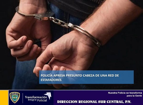 Policía de Bani apresa presunto cabeza de una red de estafadores
