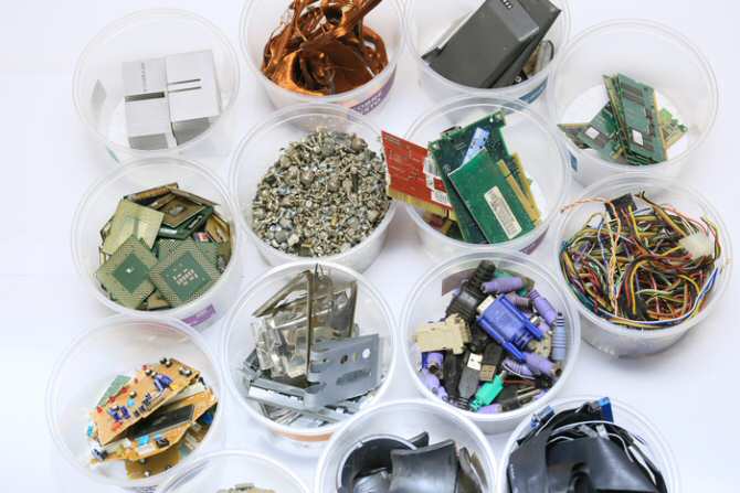 Basura electrónica con más oro que el mineral del que se extrae