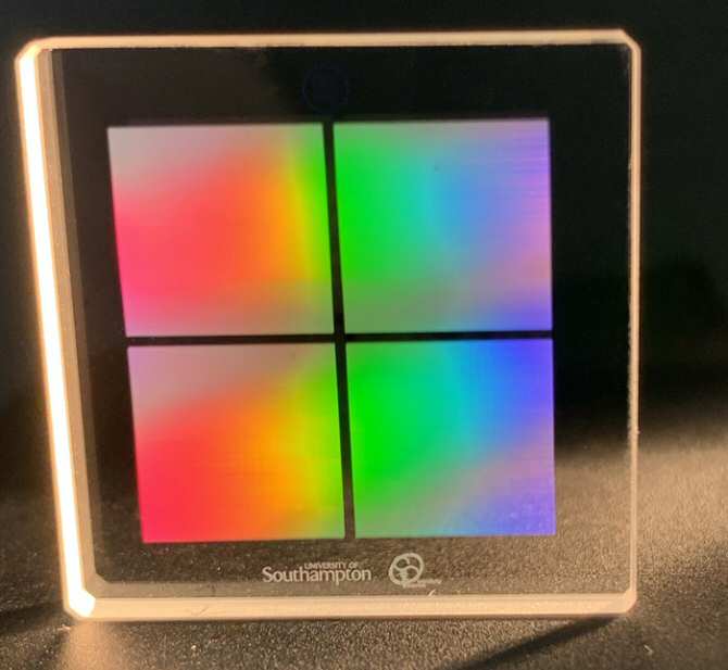 Almacenar 500 terabytes en un disco de vidrio del tamaño de un CD