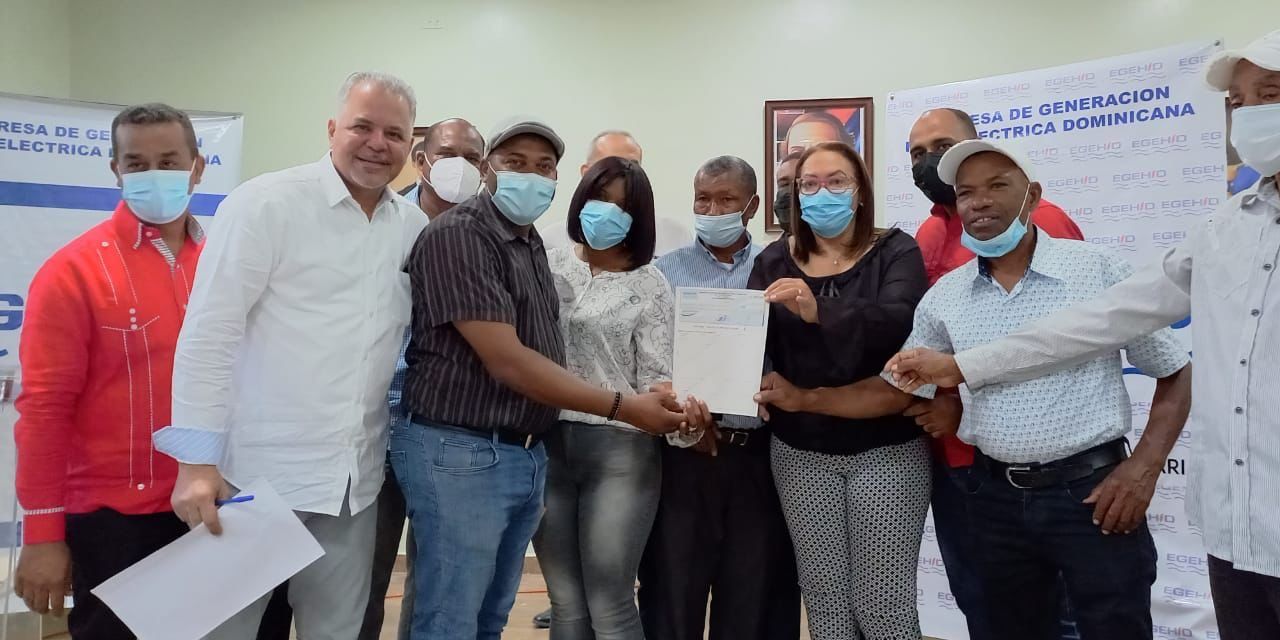 EGEHID entrega RD$32 millones para obras en San Juan, Azua, Independencia y Pedernales
